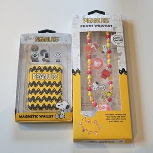 Phone Accessories - Peanuts Magnetic Wallet & Phone Wristlet